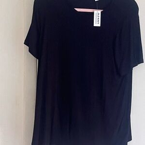 Old Navy Classic Black Short Sleeve Tee